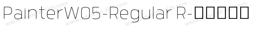 PainterW05-Regular R字体转换